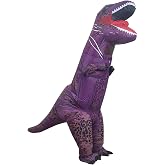 Dinoshenyu Funny Inflatable Dinosaur Costume for Adult and Kids,Blow Up Dinosaur Costume for Halloween Cosplay Party