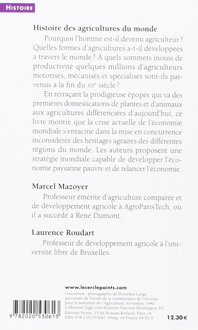 Amazon Fr Histoire Des Agricultures Du Monde Du Neolithique A La Crise Contemporaine Mazoyer Marcel Roudart Laurence Livres Amazon Fr Histoire Des Agricultures Du Monde Du Neolithique A La Crise Contemporaine Mazoyer Marcel Roudart Laurence Livres