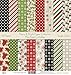 Pattern Paper Pack - Merry and Bright - Scrapbook Premium Specialty Paper Single-Sided 12