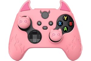 PlayVital Cute Demon Silicone Cover for Xbox Series X/S Controller, Kawaii Anti-Slip Controller Skin Grip Protector for Xbox 