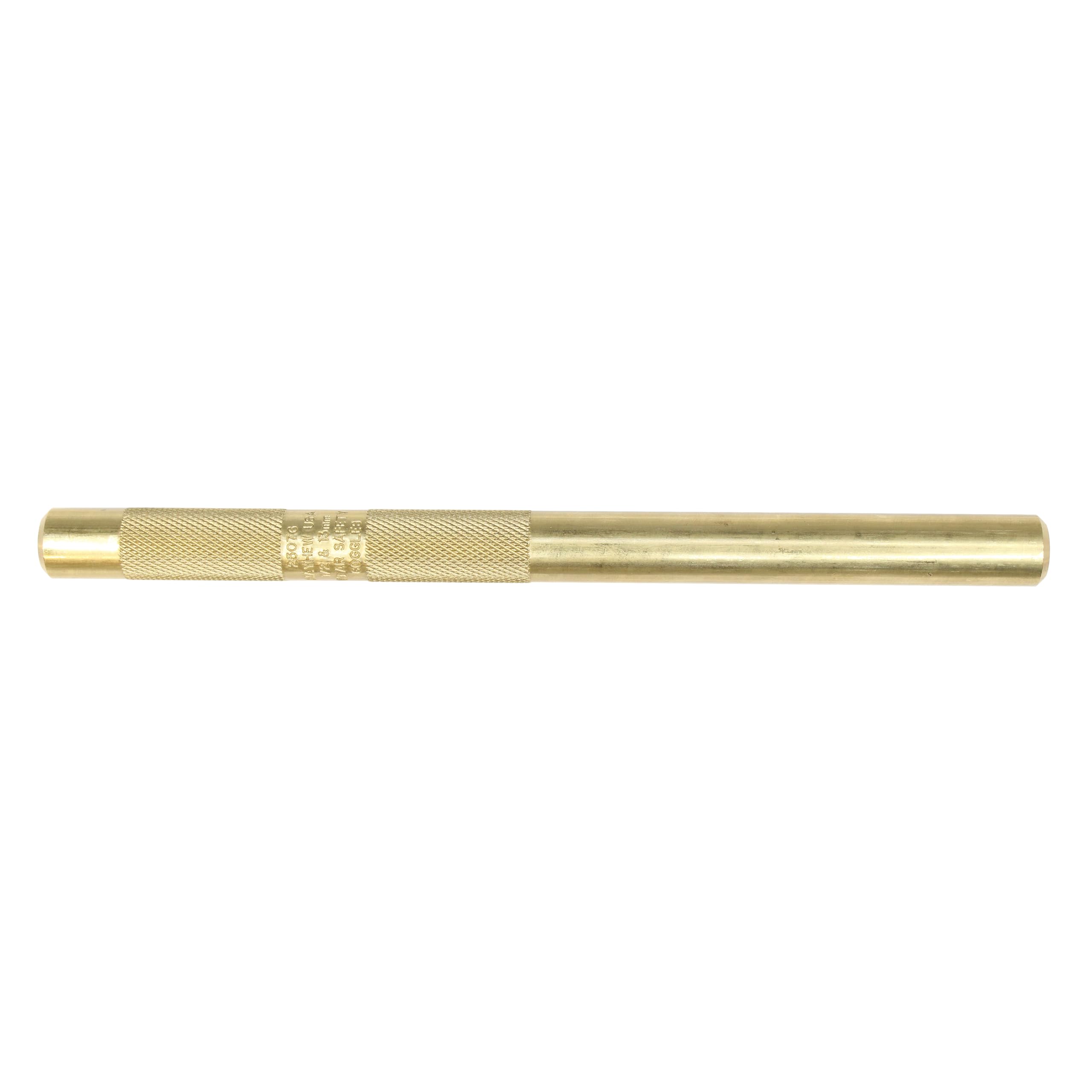 Mayhew Pro 25076 1/2-Inch Knurled Brass Drift Punch