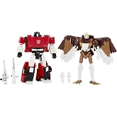 Transformers Toys Generations Kingdom Battle Across Time Collection Deluxe Class WFC-K42 Sideswipe &amp; Maximal Skywarp, Age 8 and Up, 14 cm - Amazon Exclusive