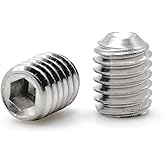 ReplacementScrews Set Screws Compatible with Delta RP25620 | Faucet Handle Assembly Screws, 1/4 in long Stainless Steel Precision Grub Screws, Pack of 2