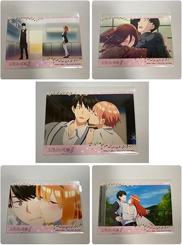 Amazon 五等分の花嫁 ブロマイド 風太郎 5枚セット アニメ グッズ 一番くじ 春場ねぎ ごと嫁 中野 一花 二乃 三玖 四葉 五月 アニメ 萌えグッズ 通販