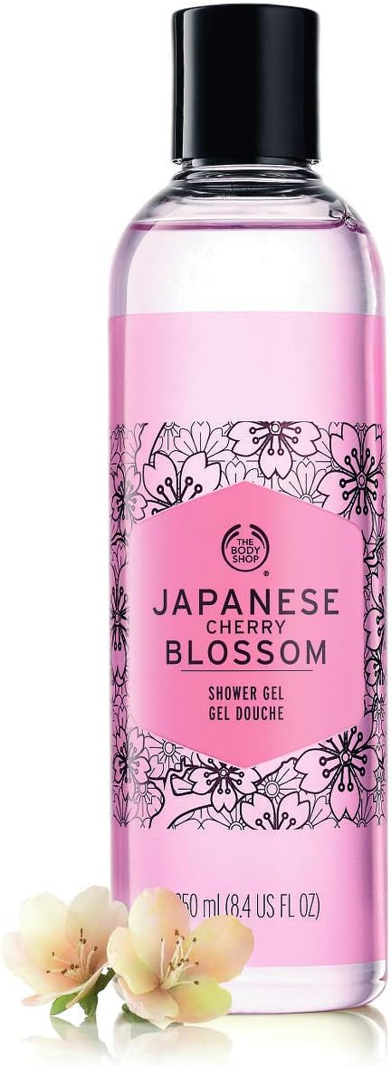 The Body Shop Japanese Cherry Blossom Shower Gel, 250 ml, 250 ml (Pack of 1)
