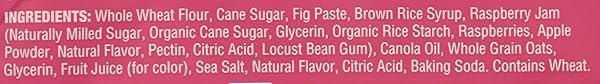 NATURES BAKERY BAR FIG WHOLE WHEAT RASPBERRY, 2 OZ