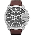Diesel Mega Chief Stainless Steel Men's Watch with Analog or Digital Movement