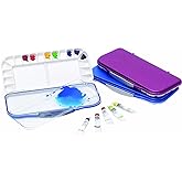 Mijello Airtight Watercolor 18-Well Blue Palette