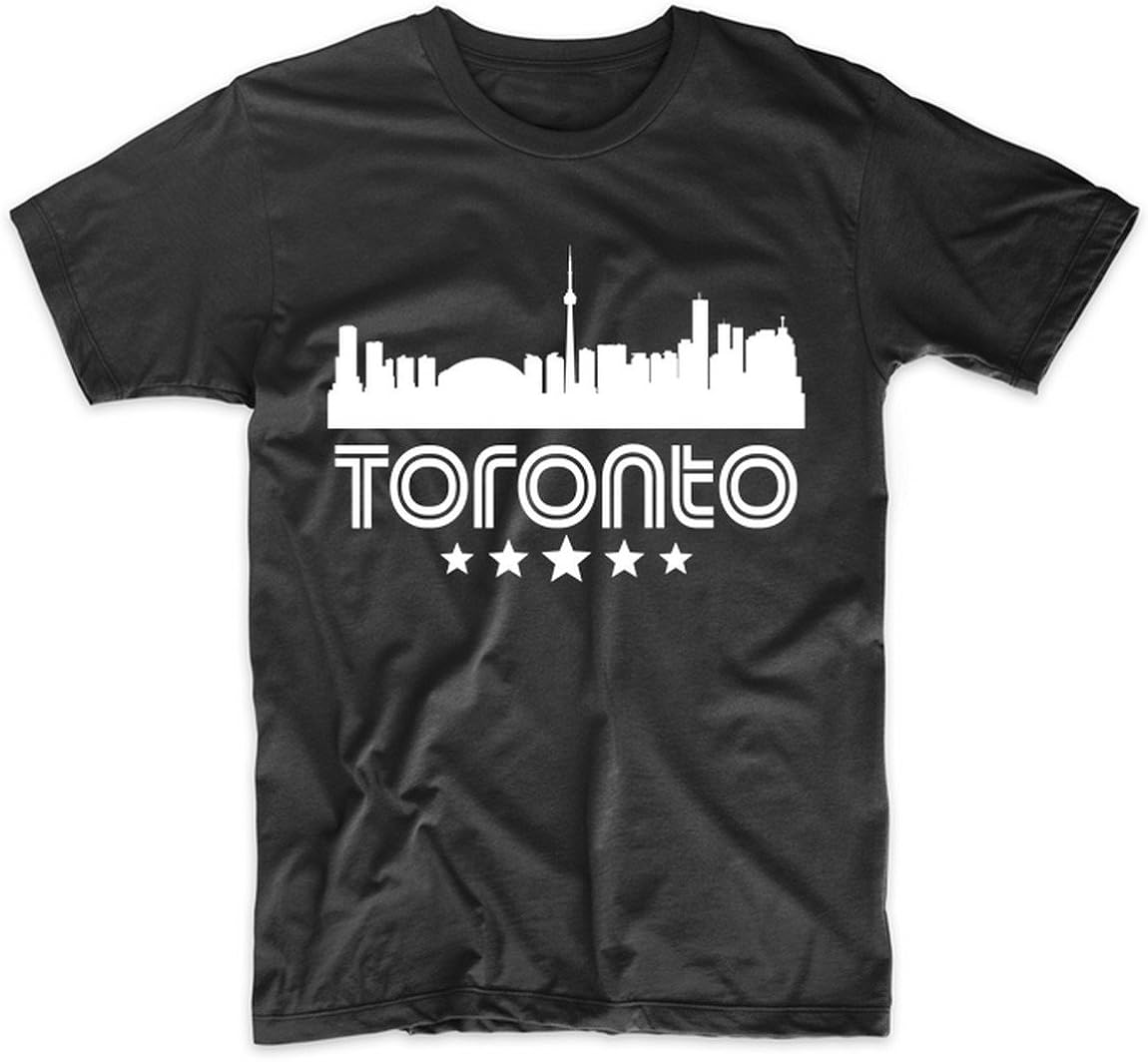 Men's Toronto Shirt Toronto Ontario Skyline Retro Style T