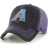 47 MLB Trawler Primary Logo Cooperstown Mesh Trucker Clean Up Adjustable Hat, Adult One Size Fits All