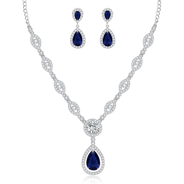 Amazon.com: EVER FAITH Women's Marquise CZ Leaf Teardrop