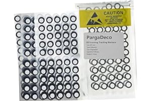 PARGADECO 6.0mm 3D Scanner Positioning Targets, High Reflective 3D Scanning Markers, Target 3D Scan Tracking Dots Compatible with Creatly Revopoint Artec Shining 3D Einstar Handheld 3D Scanner (1100)