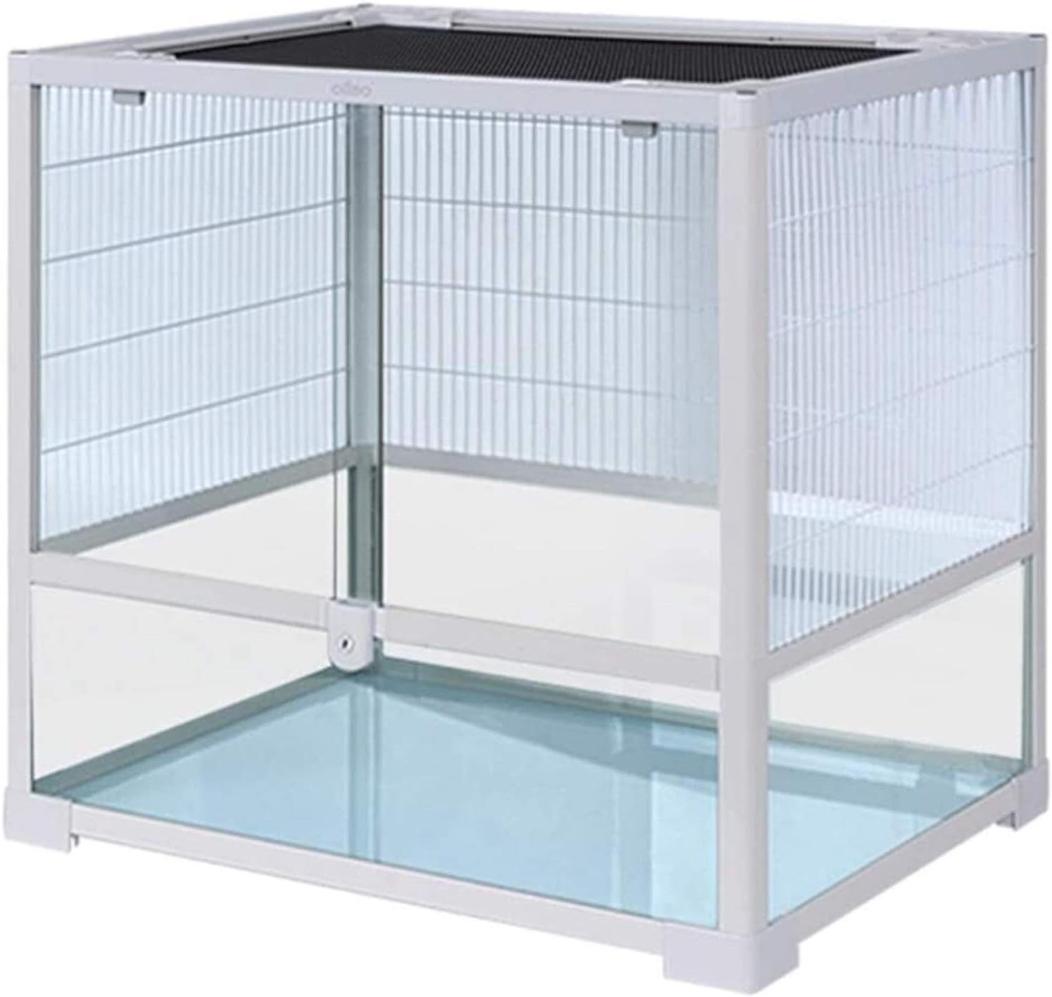 Portable Gerbil Cage Small Animal House Hamster Cage Hamster house Glass Transparent Hamster