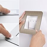 JJWNMLL 4 Pcs Light Switch Cover Plates Champagne 3.38 Inch Surround view 4
