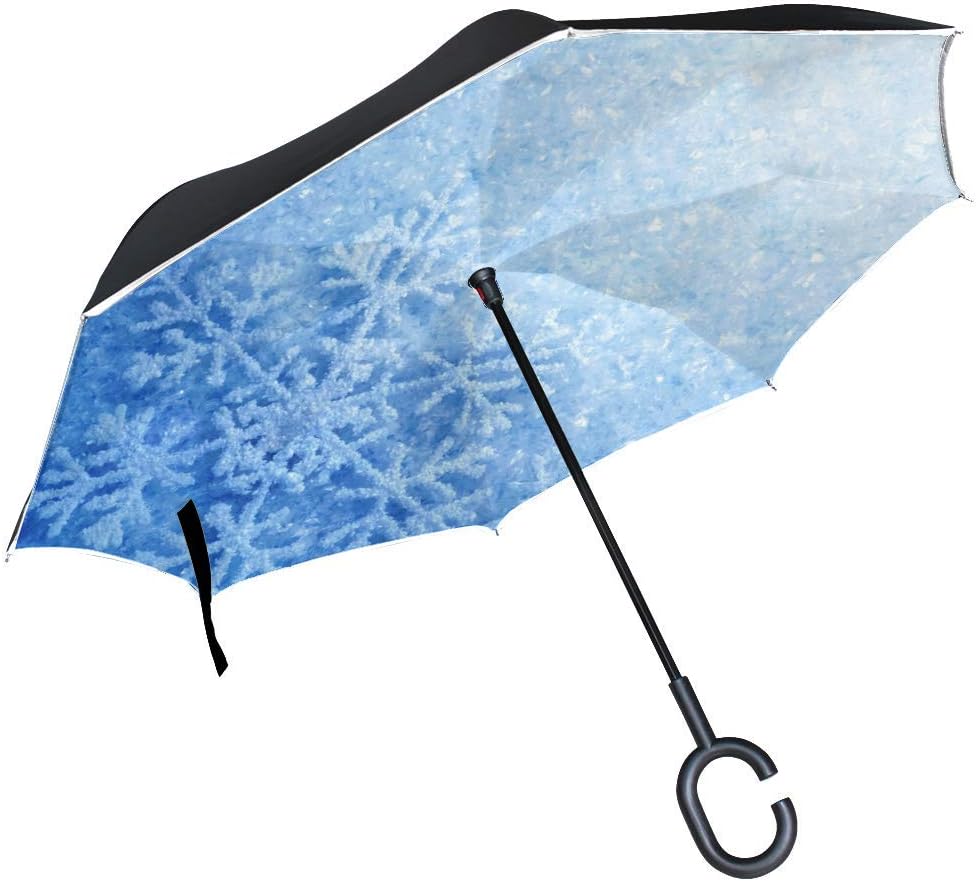 JIAOL Snowflakes Ice Glitter Frost Cold Winter Inverted