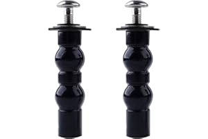 MILCRAFT TOTO Toilet Hinge Screw Kit - Expanding Rubber Bolt Top Nuts Set for Top Mount Toilet Seat Tightening, Blind Hole Fixing, 2 Pack