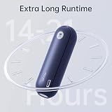JISULIFE Mini Handheld Fan 3-in-1, Rechargeable, Portable, Blue view 3