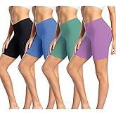 wirarpa Women's Cotton Boy Shorts Underwear Anti Chafing Soft Biker Short Plus Boy Shorts Panties 4 Pack