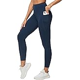 THE GYM PEOPLE Women's High Waisted Yoga Leggings Soft Tummy Control Workout Running Athletic Pants with Pockets