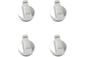 HQ PINSHENGHUO Upgraded W11366438 Whirlpool Replacement knobs.Gas Range Stove Control knobs Replacements.Gas cooktop Burner Parts.Electric Universal Stove Parts.Compatible for Whirlpool Stove Oven W11084623(4PCS)