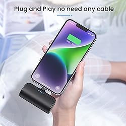 [2 Pack]Mini Portable Charger for iPhone,5200mAh