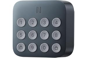 Anona Holo Wi-Fi Smart Lock Keypad, Anti-Peeping Keypad with Password Protection Technology for Temporary Visits, Easy Installation, Adapted to Any Surface