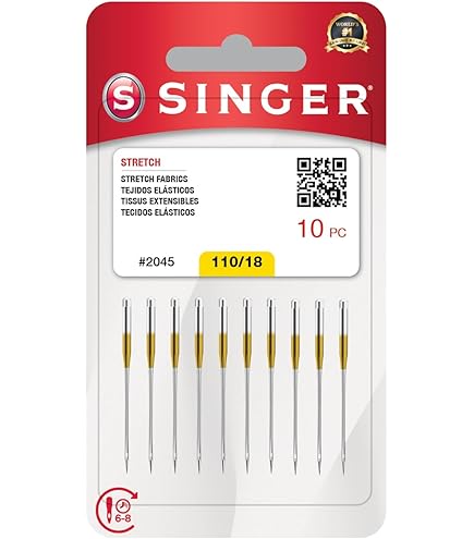 Amazon.com: Singer 2045 Size 16/100 Blister Pack 10 Needles