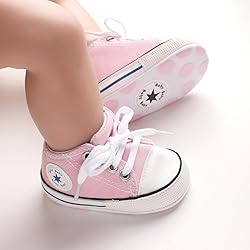 KKIIDDSS Unisex Baby Girls Boys Canvas High-top