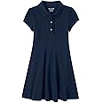 The Children's Place Girls' Short Sleeve Ruffle Polo Dress