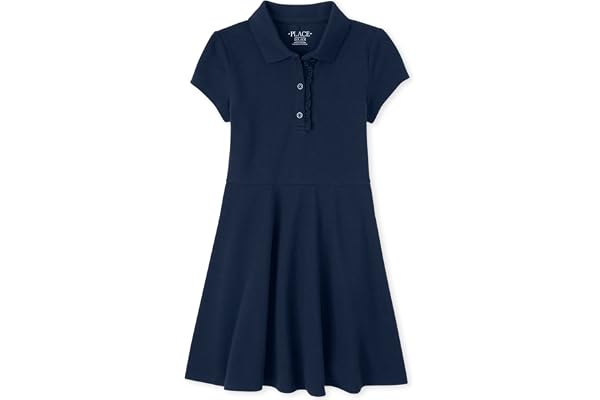 The Children's Place Girls' Pique Polo Dress