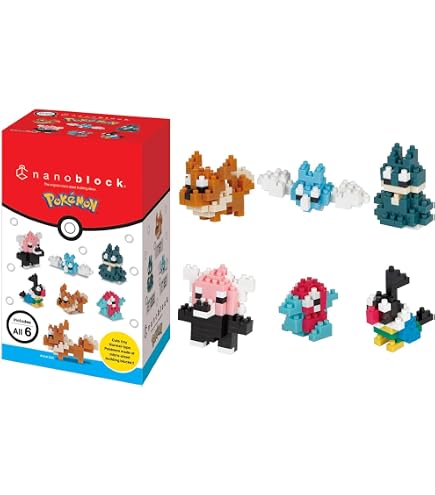 Figurine à construire Nanoblock Pokémon 73 - Nymphali (Sylveon