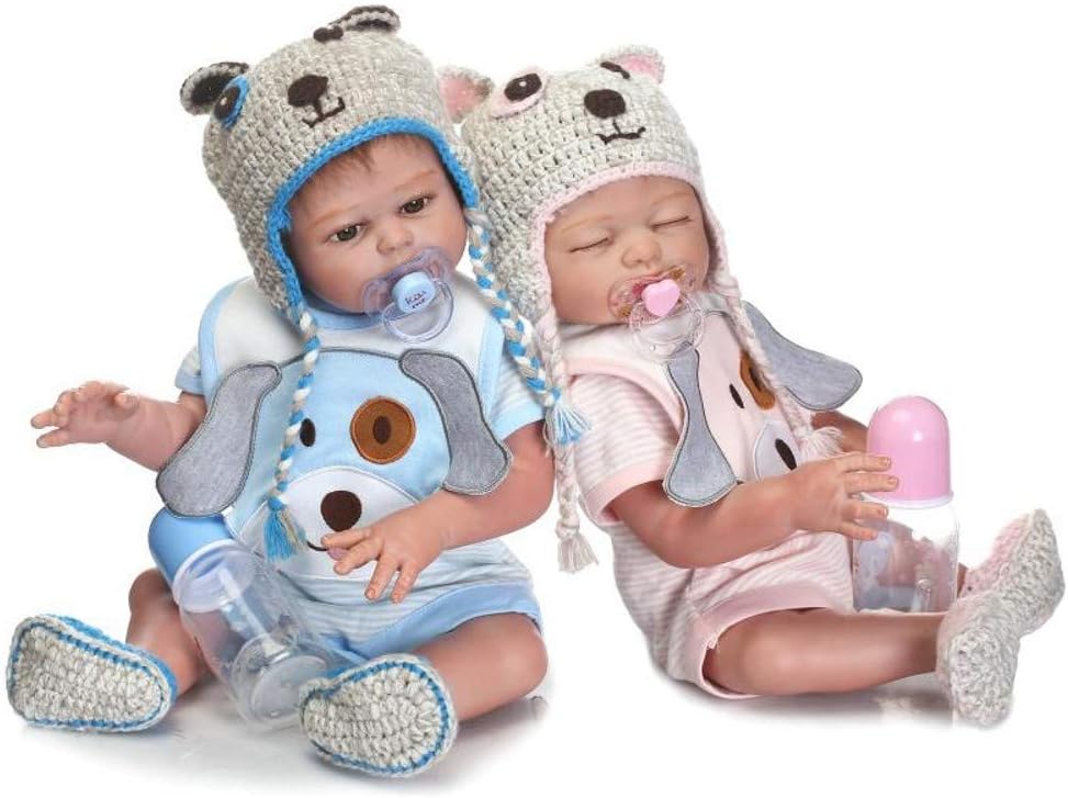 Prezzo HOOMAI Bello 20inch 50 cm Bambole Reborn Antonio Juan Corpo Tutto in Silicone Neonato Gemelli Bambino Impermeabile Abbigliamento Giocattolo con Ragazzo E Una Ragazza Offerte