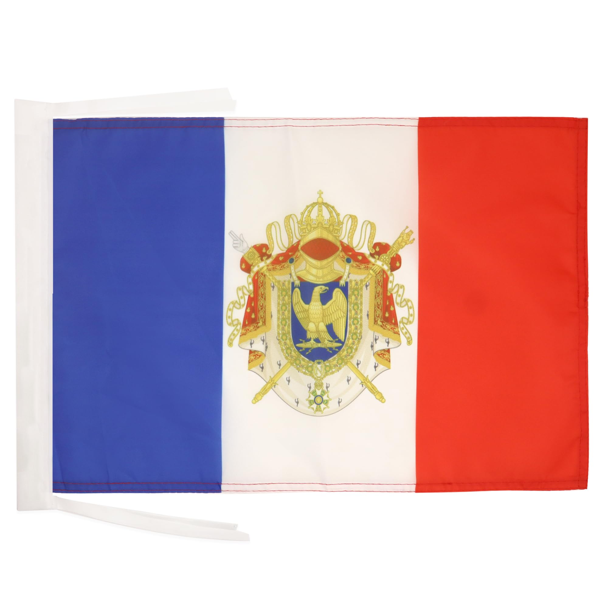 AZ FLAG - Napoleon First French Empire Flag - 18'' x 12'' - 100% Polyester Napoleonic Empire of France Small Banner with Two Cords - Fade Resistant - Vivid Colors - 18x12 in - 45x30 Cm — image 1