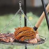 KLOPINXINGH Barbecue Brush Set Cast Iron Sauce Pot Mop Brush Replacement Heads view 3