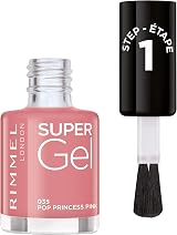 Rimmel London Super Gel 35 Pop Princess Park Gel-Like Nail Polish 12ml