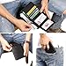 Pabin Mens Wallet Slim RFID Blocking Bifold Wallet for Men Trifold Leather Credit Card Holder (Classic Black)