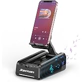 JTEMAN Cell Phone Stand with Bluetooth Speaker,Birthday Gifts for Men | Cool Tech Gadget Wireless Speaker Amplifie For iPhone and Android,Unique Gifts for Women Dad Her Husband