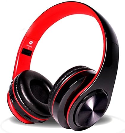 Amazon Co Jp Mairui Bluetooth イヤホン ステレオ ワイヤレス Bluetooth マイク付き 携帯電話 ノート パソコン オーバーイヤー イヤホン マイク 折りたたみ 3d ステレオ スポーツ ヘッドセット付き レッド 家電 カメラ