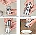 Pepper Grinder, Accevo Stainless Steel Salt Pepper Mill, Spice Grinder, Salt Grinder, Salt Mill with Adjustable Fineness Setting (1 Pack)