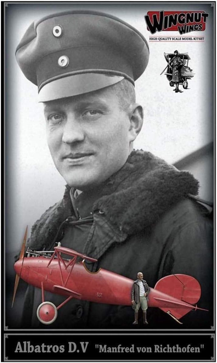 Wingnut Wings WNW32601 Albatros D.V: Manfred von Richthofen, Repainted The model is grey