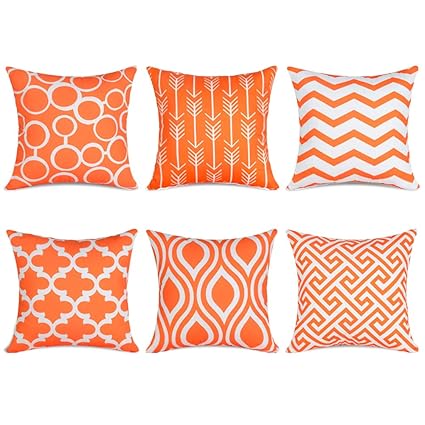 Top Finel Canvas Decorative Throws Pillows Cushions Covers