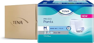 TENA Pants Plus Classic Incontinence Pants Medium 80-110cm Case 4x14