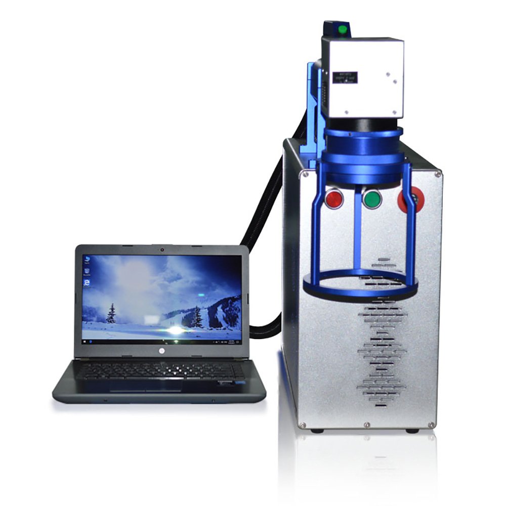 Mactron 30W Handheld Desktop Portable Series Fiber Laser Marking System for Metal Marking and Engraving