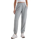 CRZ YOGA SoftAura Sweatpants Women Modal Joggers High Waisted Lounge Travel Casual Sweat Pants with Pockets Cinch Bottom