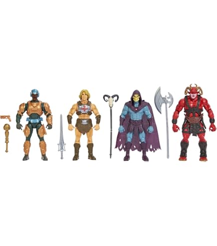 Masters Of The Universe Action Figures for Kids – Bundle with 5