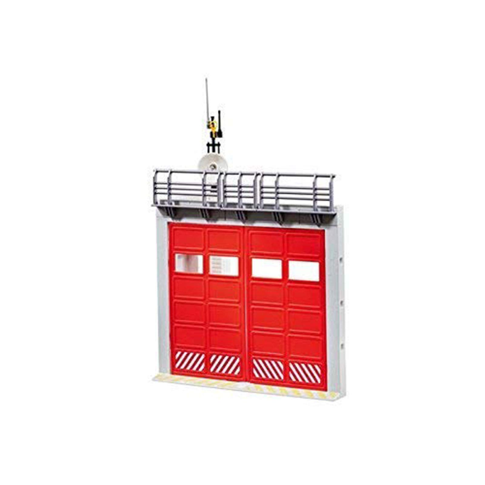 Playmobil Gate Extension for Fire Station, 9803, Building Construction Toy for Kids, Unisex