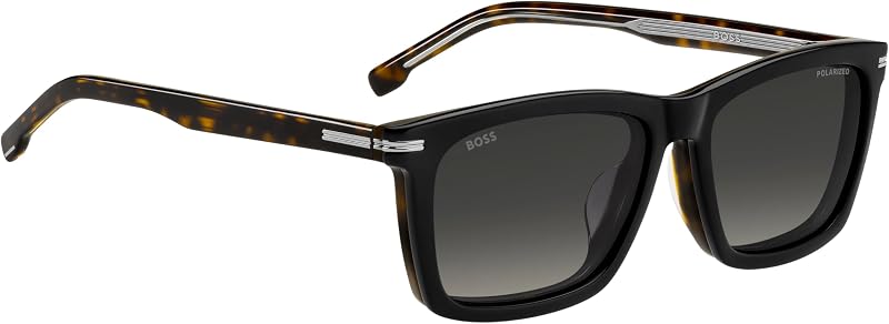 Óculos de sol 1726/G/CS COM PRENDAS PRETAS HAVANA/PRETO TRANSPARENTE/CINZENTO 55/17/145 homens
