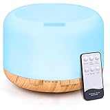 Tenswall Humidificador Ultrasónico 400ml, Difusor de Aromaterapia ...