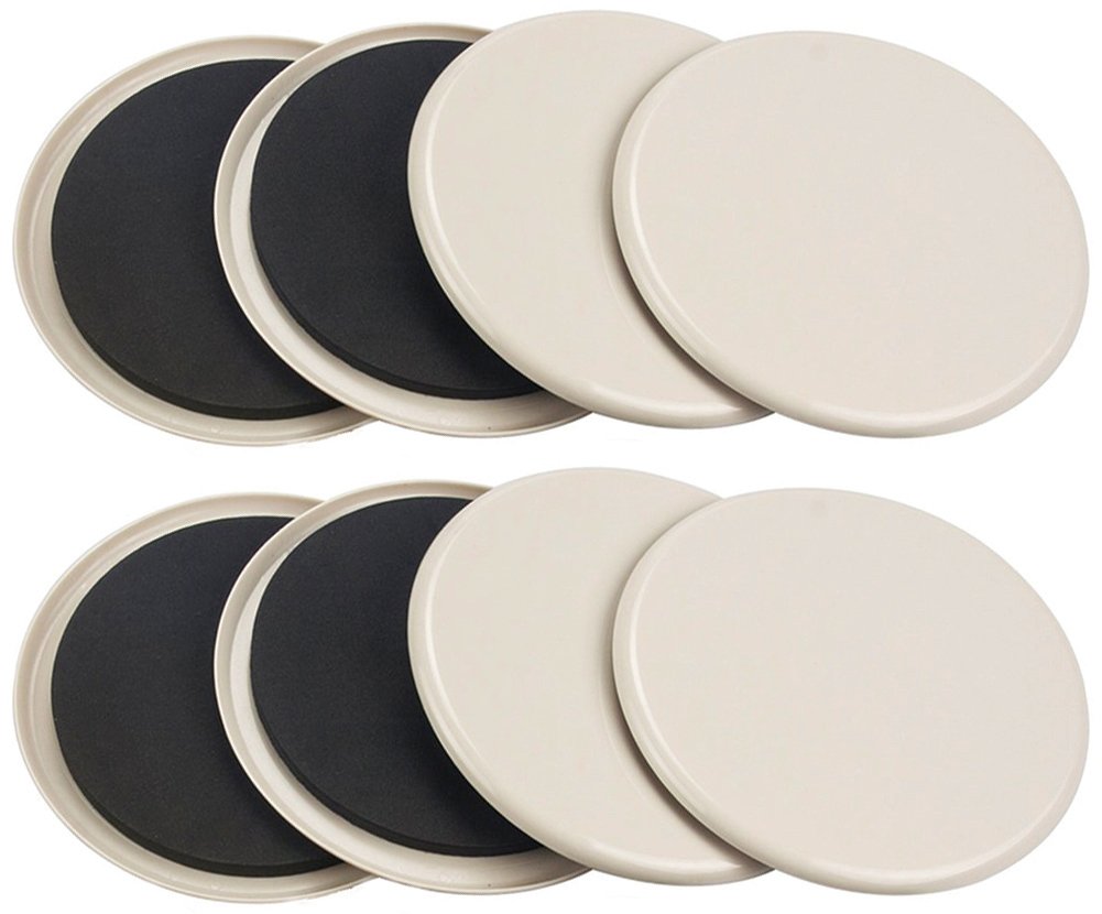 Liyic 8 Pack 7in. PREMIUM Reusable Furniture Movers for Carpet,Heavy Furniture Sliders Heavy Furniture Glider,Carpet Slider Furniture Mover,Furniture Moving Pads Furniture Moving Slider