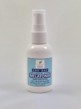 Melatonin Sublingual 165 mcg (Equivalent to 1 mg Oral Dose) 300 DAY Sublingual Liquid